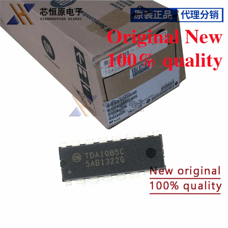 5PCS TDA1085C DIP-16 100% original TDA1085 TDA1085CG DIP