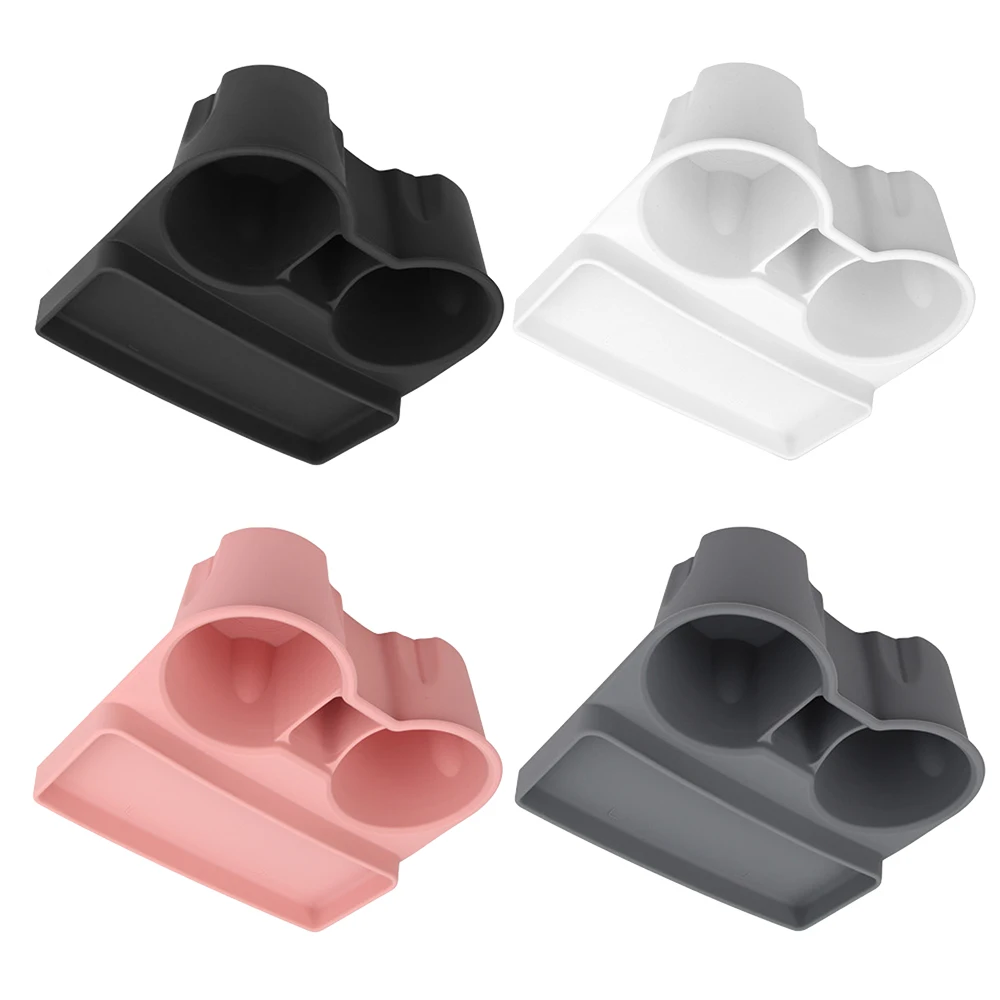 

Fit for Tesla Model 3/Y Pinky Silica Gel Black Grey Center Console Cup Holder White Center Console Cup Holder Limiter
