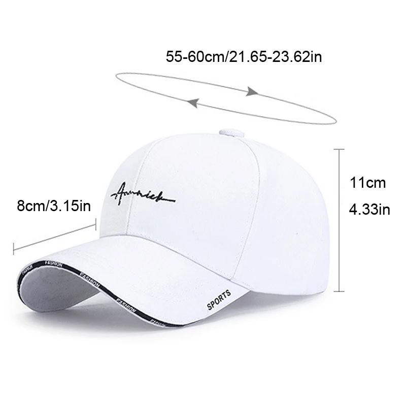 Unisex Baseball Hat Outdoor Sport Travel Baseball Cap Adjustable Retro Structured Baseball Cap Spring Summer Sun Hat