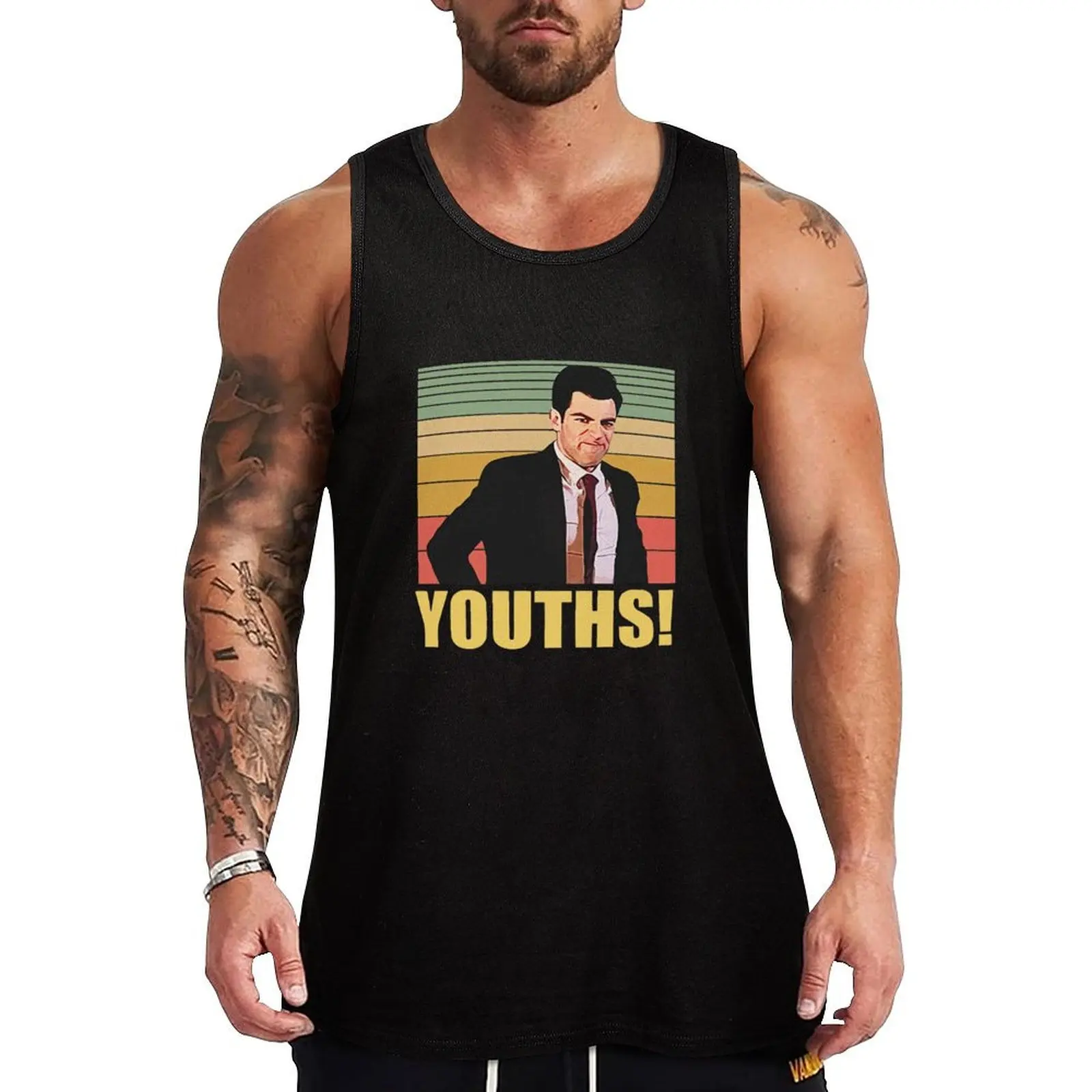 

New Girl Tv Show 15#Jessica Day Nick Miller Youths Winston Schmidt copy Tank Top Classic Fit Undershirt Everyday Wear