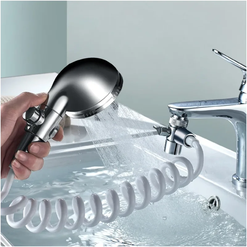 

Ручной смеситель для душа, внешняя насадка для мытья волос, летняя насадка для ванной комнаты, умывальник, разделитель воды, расширение De