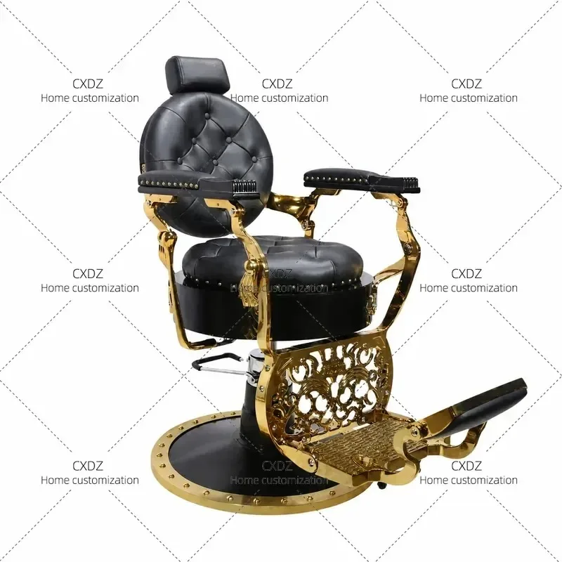 High End Rotatable Barber Chair for Hair Salon Professional Oil Hydraulic Styling Seat Factory Direct Supply Beauty Shop
