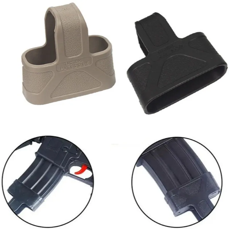 

Outdoor Tactical M4/M16/AK Magazine Rubber Holster Cover Gun Cartridge for Most 5.56 Mag Pouch Holder Hunting Accessories