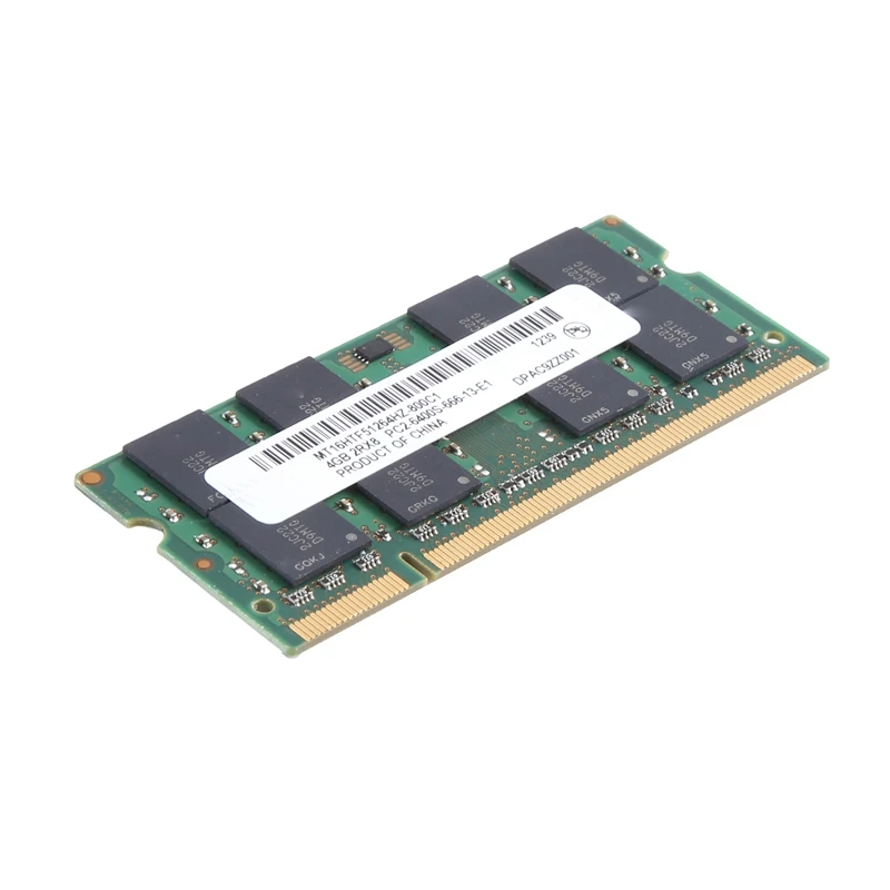 Imagem -05 - Ram Sodimm para Laptop Memória Ram para mt Ddr2 4gb 800mhz Pc2 6400s 16 Chips 2rx8 1.8v 200 Pins