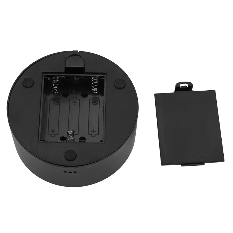 Night Light ABS Base Holder Planet Pattern Lamp Touch Switch (Black Without Remote Control)