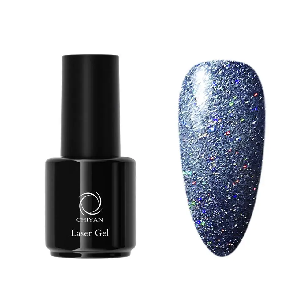 

Coat no Wipe High Shine Reflective Glitter Broken Diamond Gel Nail Polish With Creat You Own Brand Wholesale Free Sample Gel Top