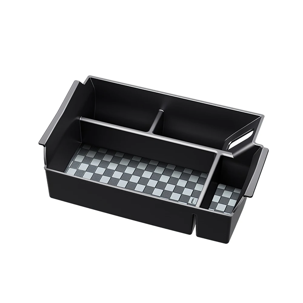 For 2021-2026 Toyota Sienna Armrest Storage Box Center Console Organizer Tray Black Interior Accessories Upgrade Kit Plus