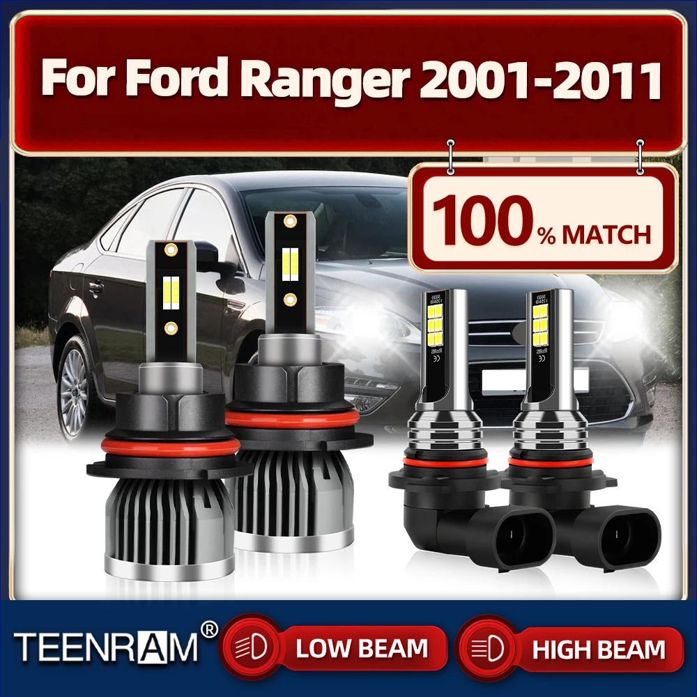 

LED Headlight Bulb 240W 40000LM Car Headlamp 12V 6000K Auto Fog Lamps For Ford Ranger 2001-2005 2006 2007 2008 2009 2010 2011