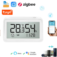 eWelink TUYA Smart Life Zigbee Temperature Sensor Humidity Digital Thermometer Indoor Hygrometer by Alexa Google Home Assistant