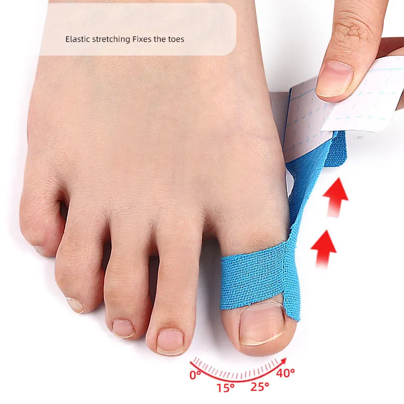 10Pcs Bunion Corrector Orthopedic Bunion Strap Breathable Toe Separator Hallux Valgus Orthosis Corrector for Big Toe Correction