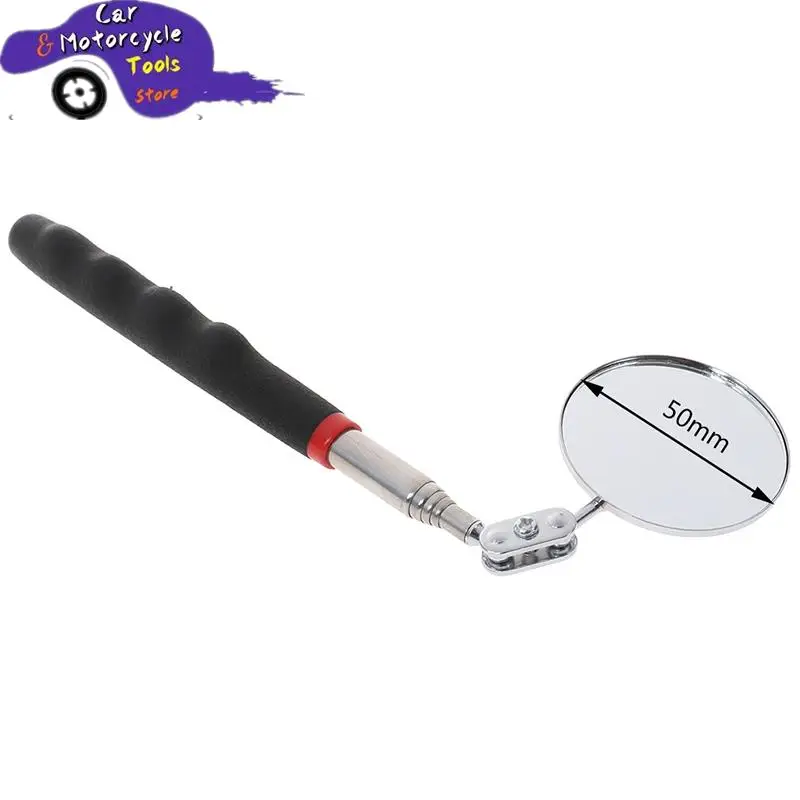 New 1Pc 30/50mm inspection mirror Car Telescopic Detection Lens Inspection Round Mirror 360 Repair Tool