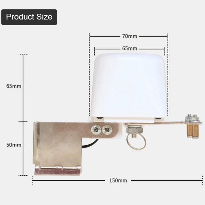 Válvula de agua con WiFi, controlador de cierre de Gas, válvula de bola automática de agua y Gas, temporizador, Control de aspersores, Alexa,