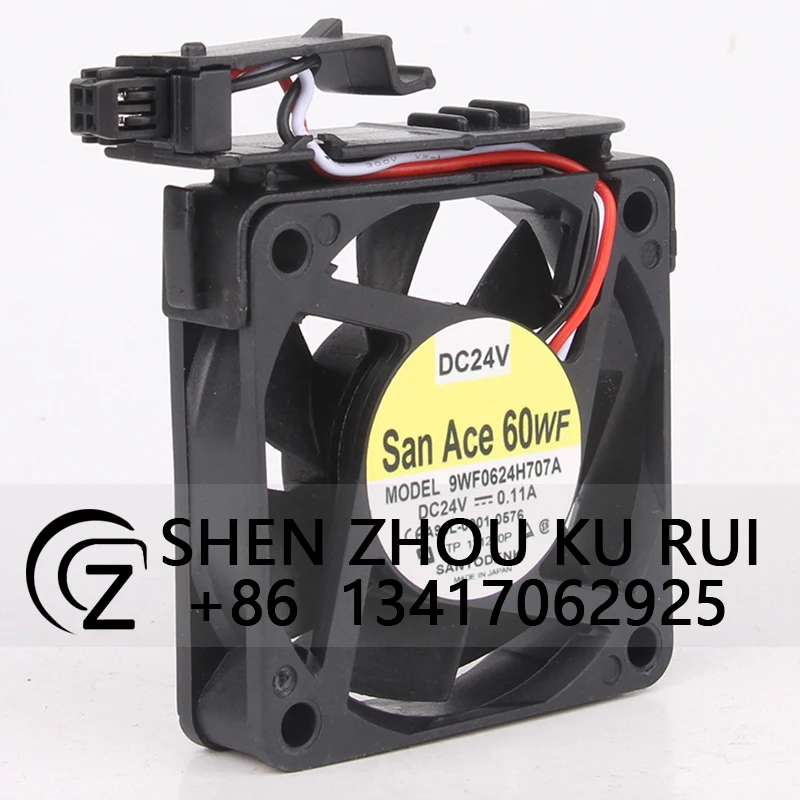 Case Fan for Sanyo San Ace 60WF 9WF0624H707A 60*60*15MM 24V 0.11A Cooling Fan