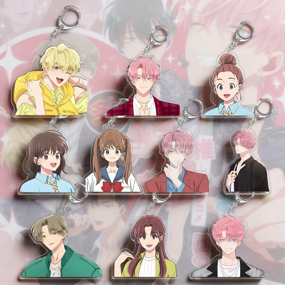 Ori Sakaguchi Keito Tachibana Natsuki Ishibashi Rintarō Kai Utage Kinoshita Tamon Fukuhara Wataru Fujita HD Acryl-Schlüsselanhänger
