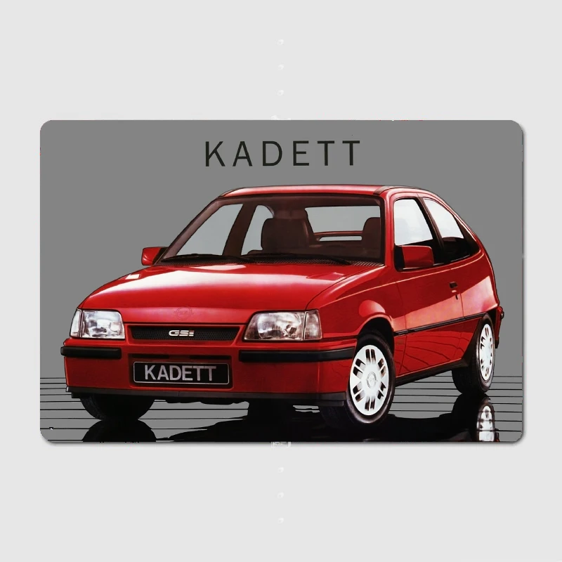 Opel Kadett Gsi Metal Plaque Poster Club Home Bar Cave Classic Plaques Tin Sign Posters Room Wall Decor