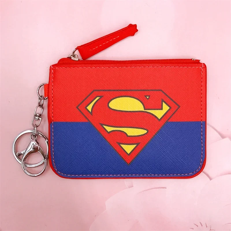 MINISO Disney Super Heroes Cartoon Wallet for Children PU Leather Coin Purse Student Mini Wallets Boys Bags Fashion Accessories