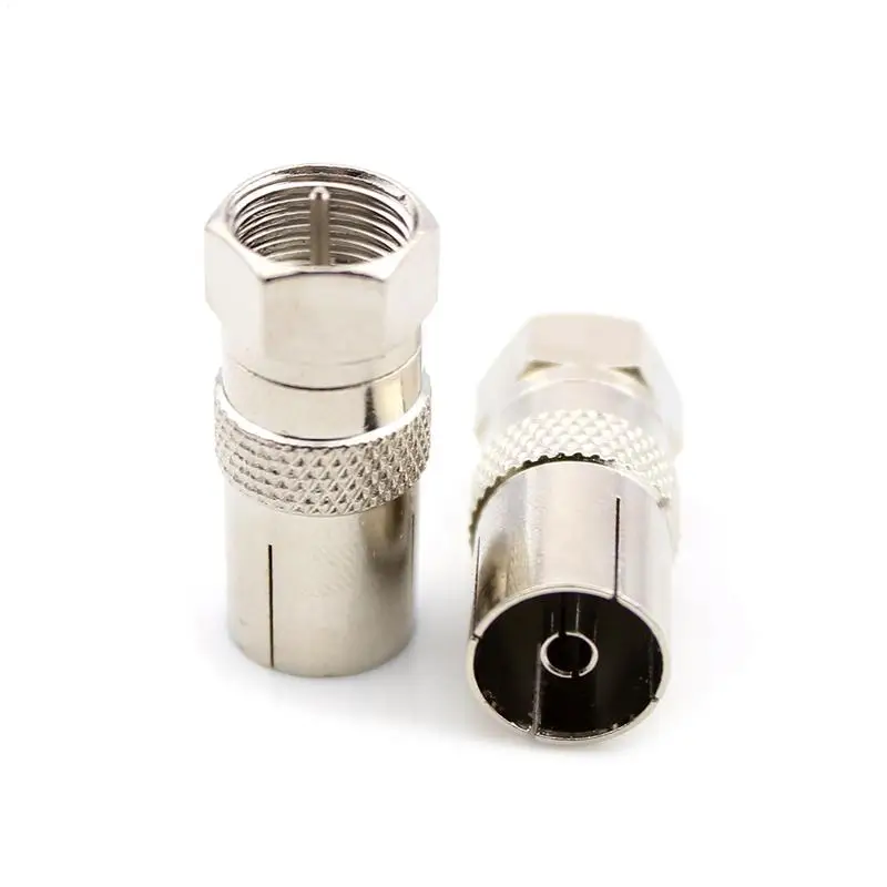 1/2/5 шт. F тип штекер к коаксиальному RF антенну штекер гнездовой разъем кабель передачи сигнала адаптер ТВ-антенны