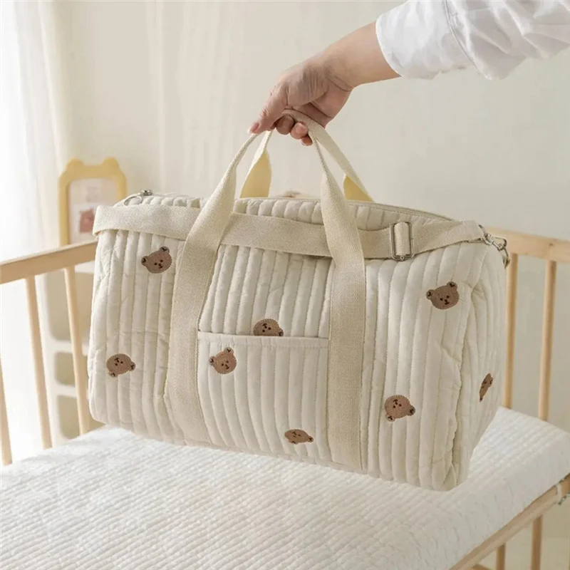 

Настоятельно рекомендуется сумка для детских подгузников с плечевым ремнем для коляски, портативная сумка для подгузников, дорожная сумка, для замены.