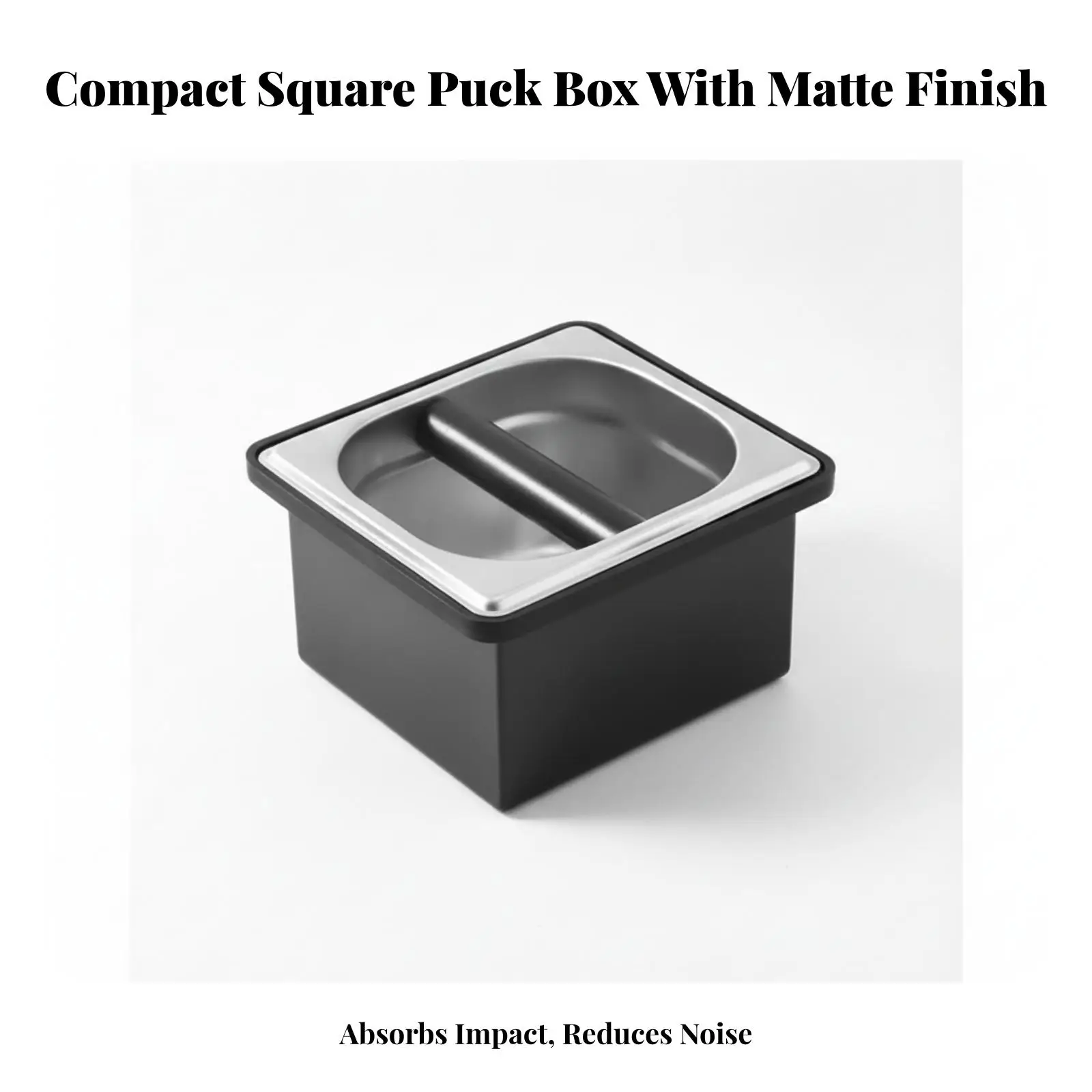 Espresso Knock Box Compact Coffee Knock Box Small for Baristas
