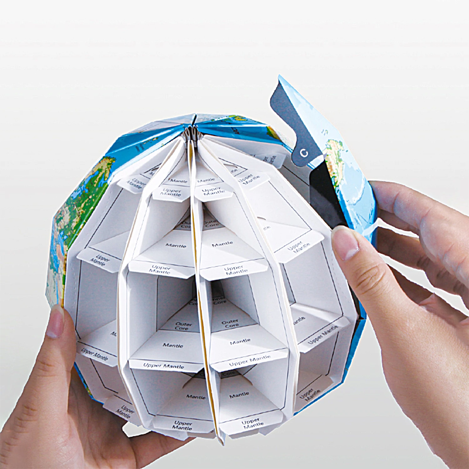 With Smart Interactive APP AR Educational Globe For Boys And Girls Ages 4-8, DIY Paper World STEM Toy Gifts