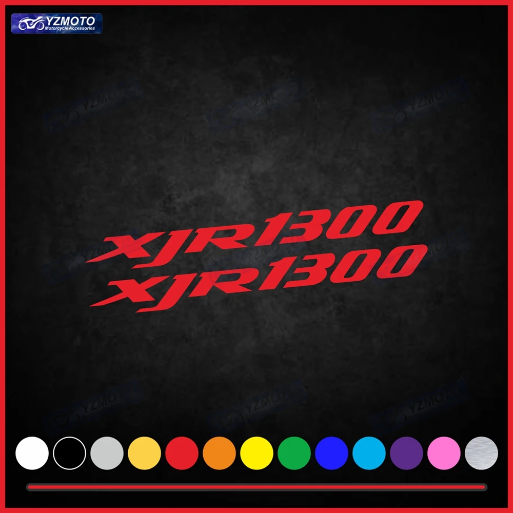 ل XJR1300 دراجة نارية اكسسوارات سباق ملصق خزان الوقود هيكل السيارة شعار السيارة الشارات محرك هدية خوذة الزجاج الأمامي ملصقات
