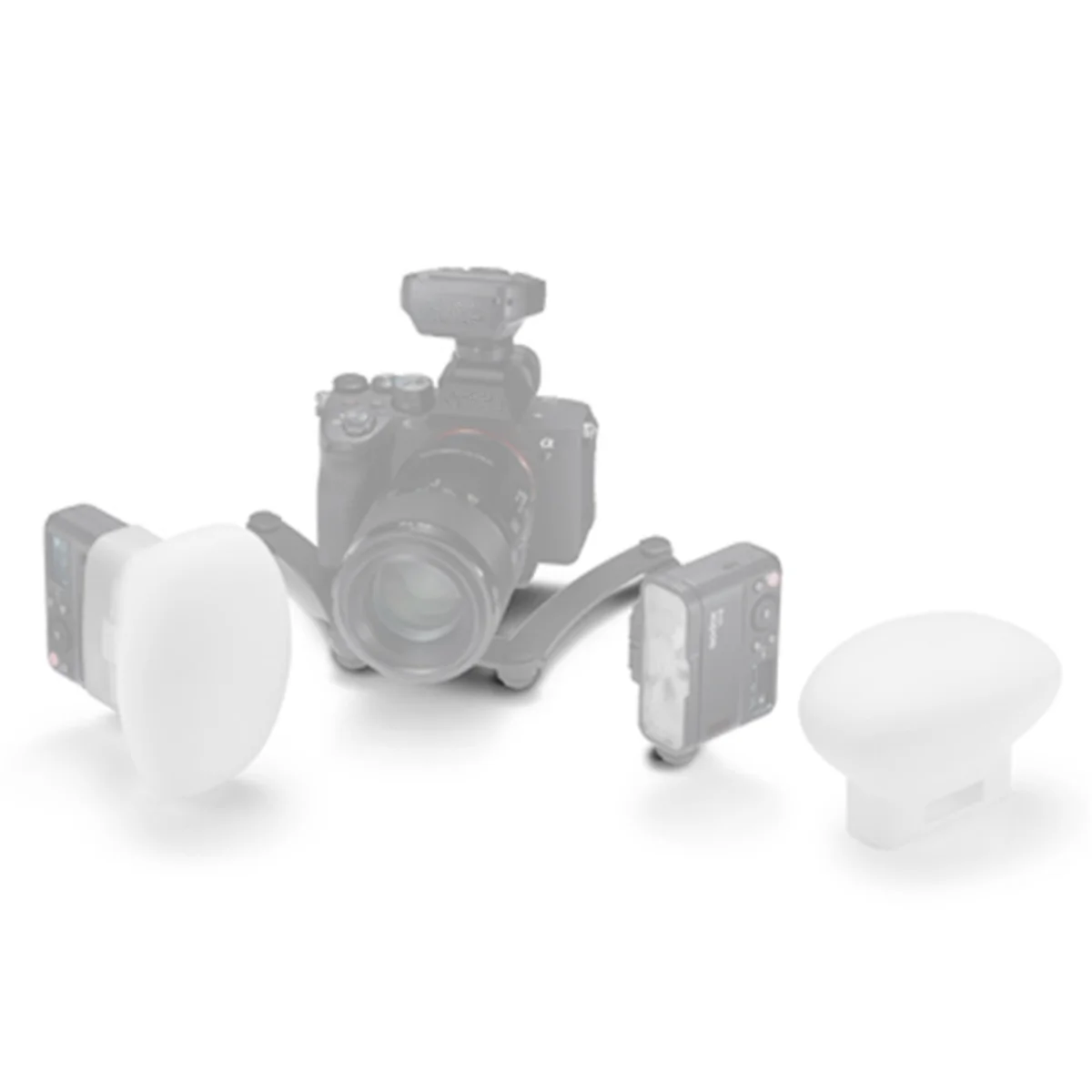 MF-DD Dental Diffuser Silica Gel Diffusion Cover Kit for Godox MF12 Flash