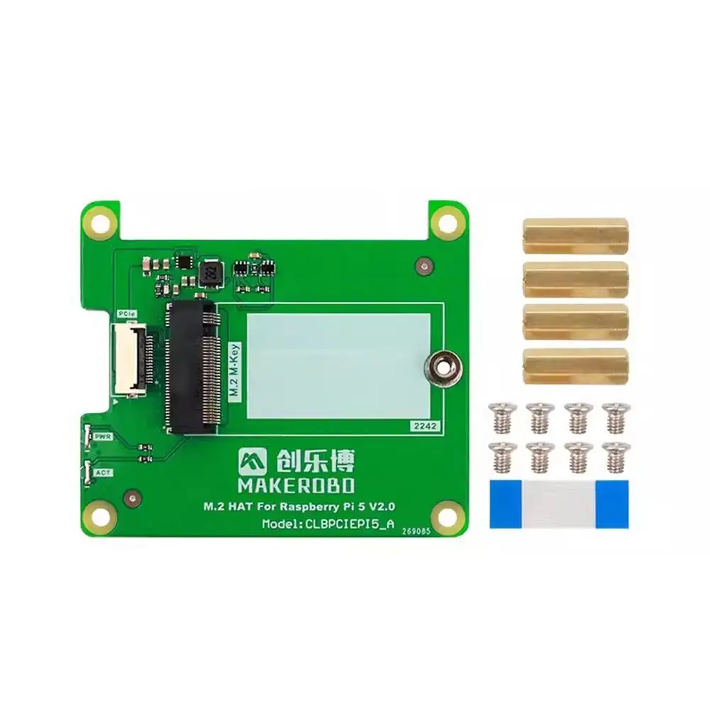 PCIe To M.2 SSD For Raspberry Pi 5 NVME High Speed Expansion Board Gen 2 Gen 3 M. 2 M Key Interface For RPI 5 M.2 2242/2280 SSD