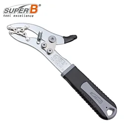 Super B TB-FW40 Multifunctional Cassette Flywheel Fixed Chain Wrench Chain Whip Pliers For Sprockets With Cogs From 10~17 Teeth