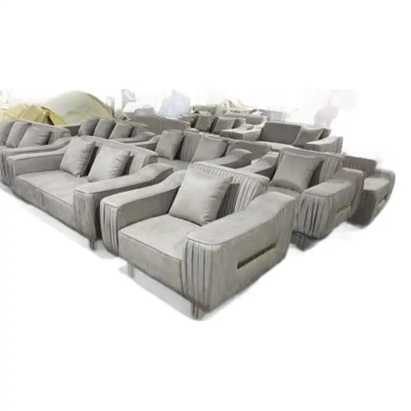 

Large apartment living room double triple sofa Italian style