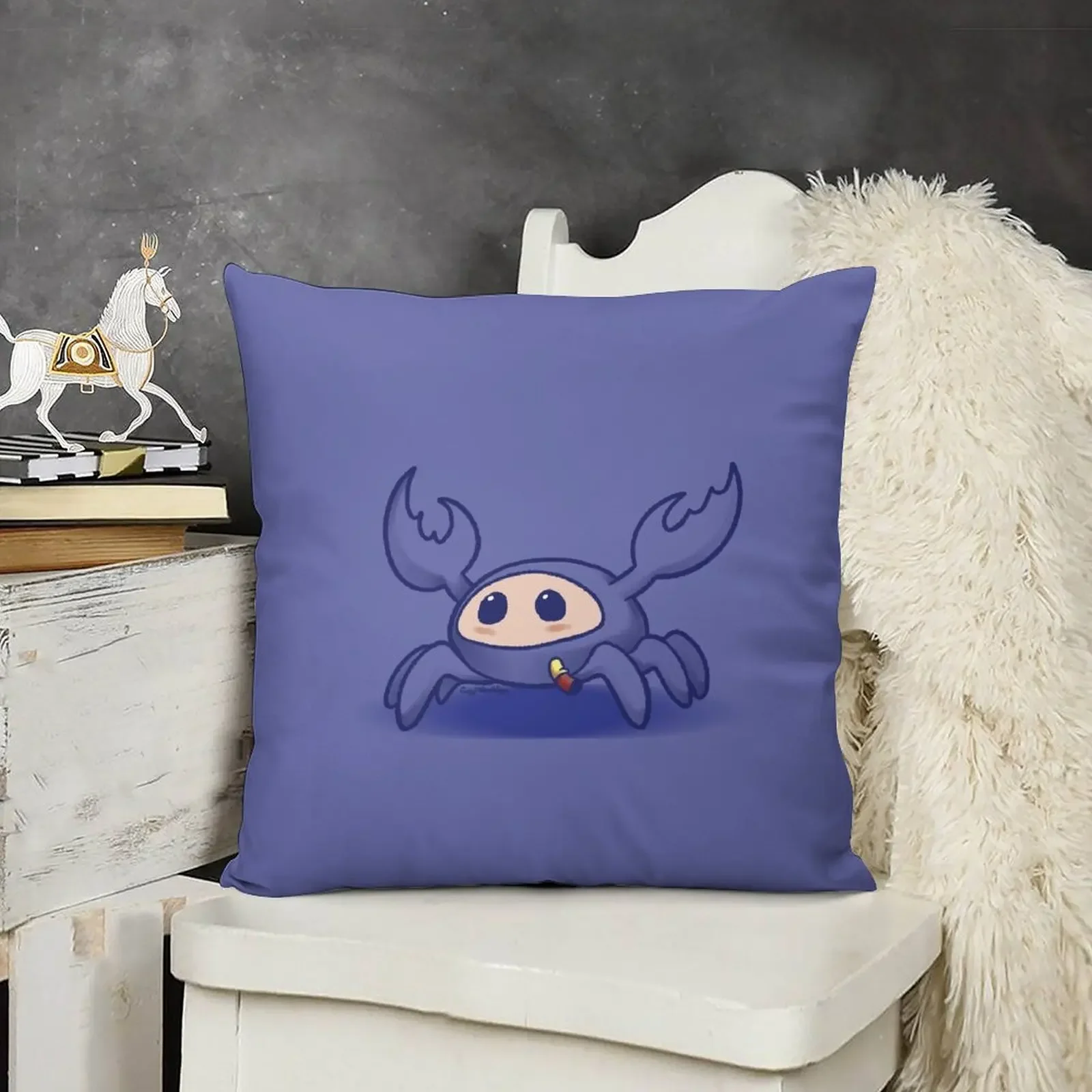 

Team Fortress 2 - BLU Spycrab Throw Pillow Decorative Cover For Living Room Cushion Cover Luxury Elastic Cover For Sofa pillow