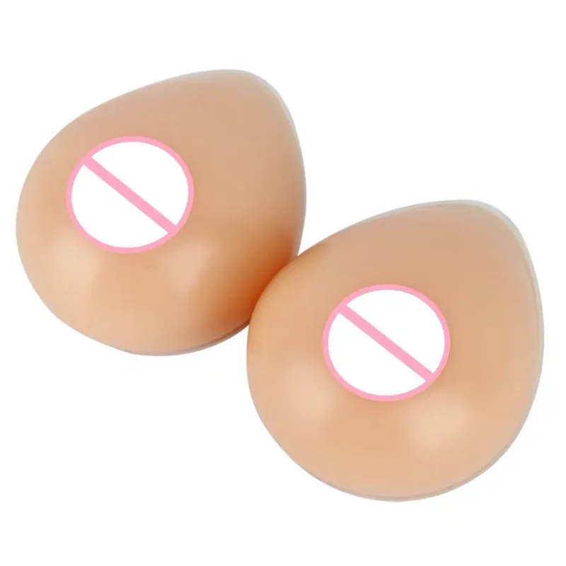 Silicone Adhesive Realistic False Breast Forms  Meme Crossdresser Shemale Fake Boobs Tits For Drag Queen