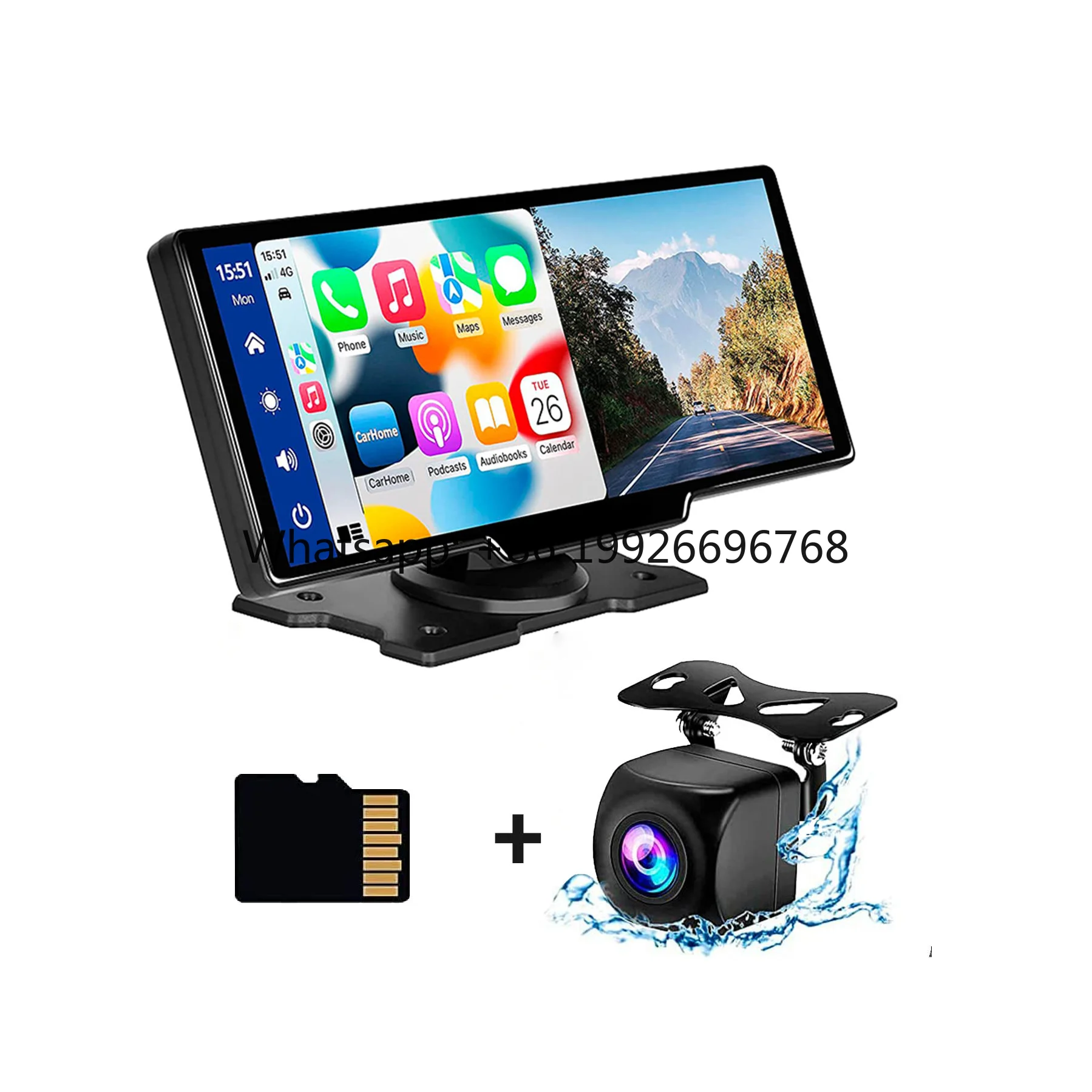 

10.26 Inch Touch Screen Dash Cam Mirror Link for Wireless Carplay Android Auto GPS Navigation Amplifier Automotive Worldwide