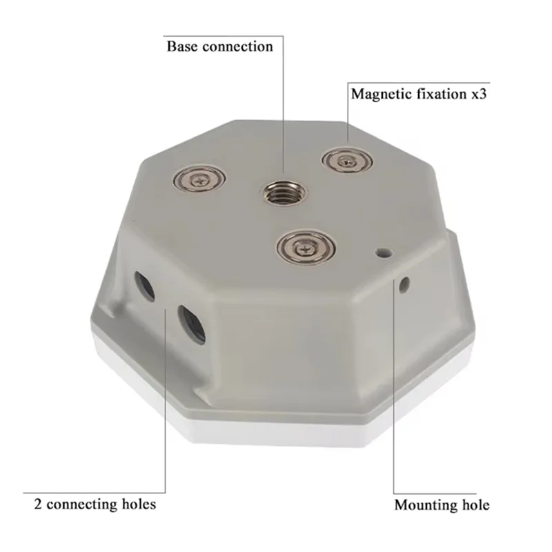 ABZW STA-55H Safety Keyhole GPS Case IP67 UV High Capacity Housing GPS Case Agricultural GNSS Antenna Housing Forrtk Receiver