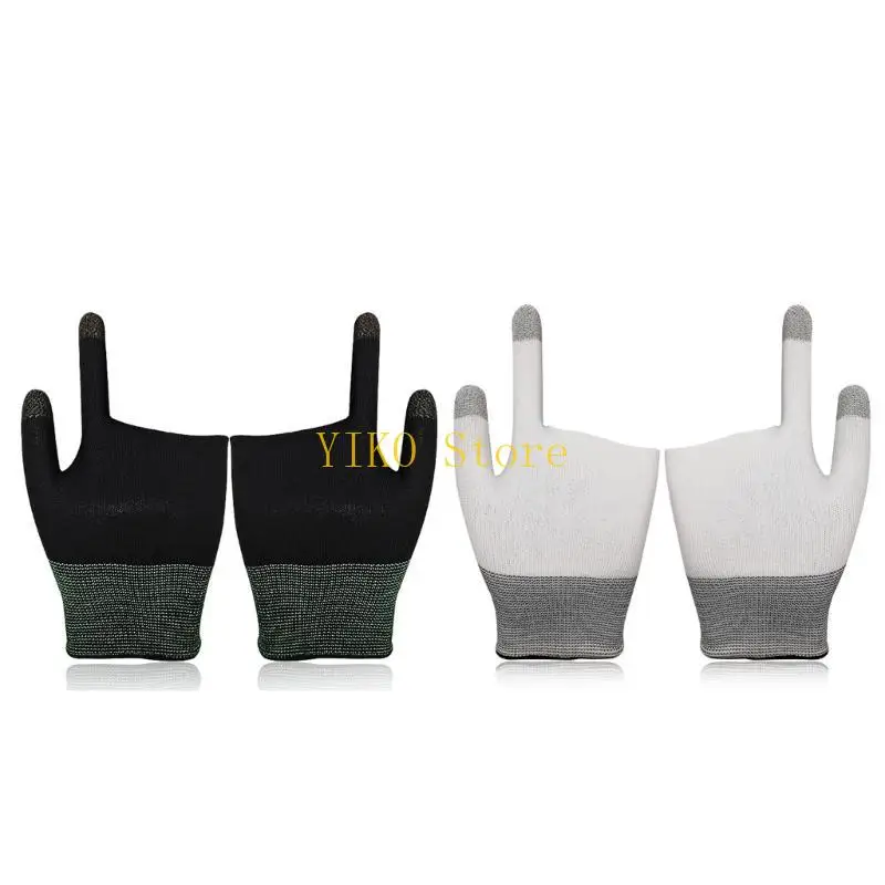K32C Finger Sleeves Anti-slip Sensitive Touch-screen Fingertips Gloves for PUBG