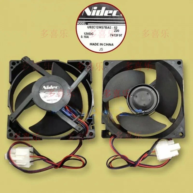 

ZMZM 1 шт. для U92C12MS7BA3-52 12 В 0,1 А 3Pin 9 см охлаждающий вентилятор # А6–37