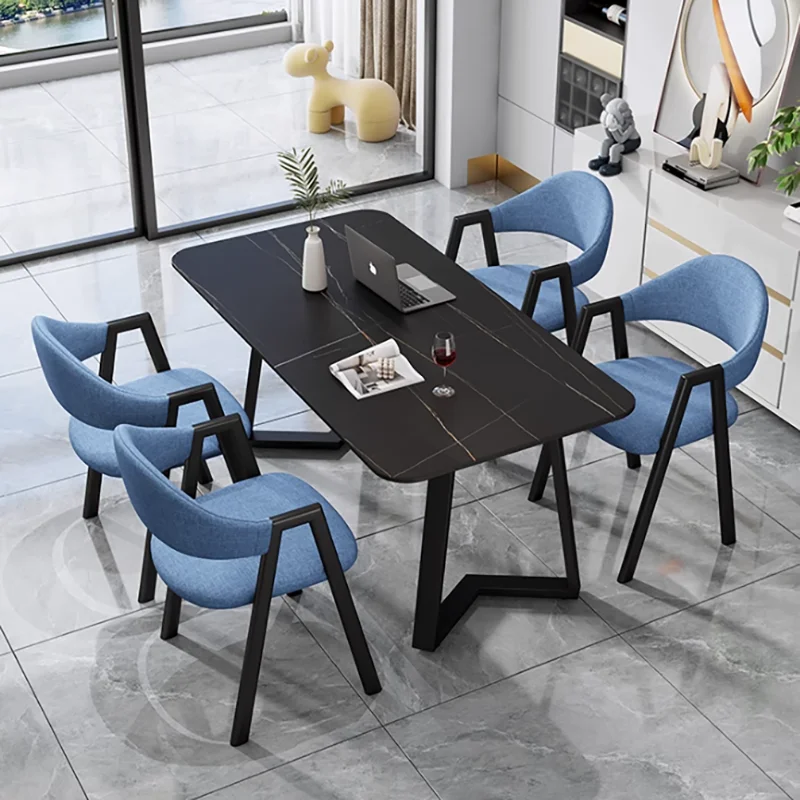 

Unique Modern Table Premium Creative Glamour Luxury Dining Table Trendy Simple Tavolo Rotondo Allungabile Dining Room Furniture