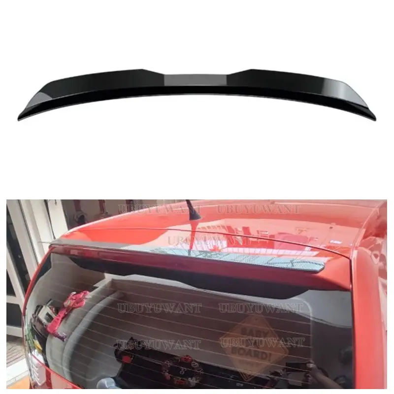 Universal Roof Spoiler Fit For Volkswagen UP e-UP R-Line High Quality ABS Glossy Black Rear Top Wing