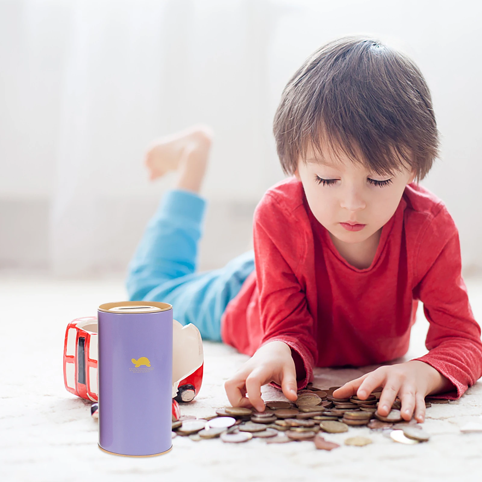 

4Pcs Stylish Cartoon Animal Piggy Bank for Adults and Multipurpose Money Container Coin Bank Home Decor Money Saver