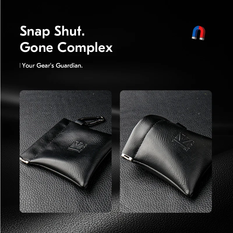 KBEAR BP01plus Case Earphone Box Self-Closing Square Portable Compression Shrapnel storage bag for Tech Accessories image 2