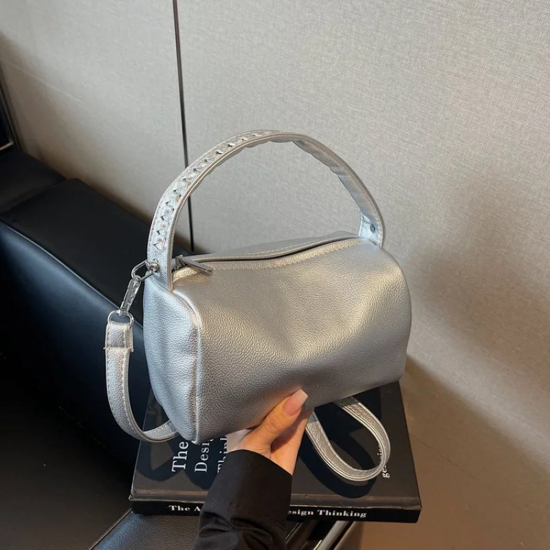 

Elegant Feather Accent Bag For Ladies With Light Embellishment On Buttery Soft Leather Material