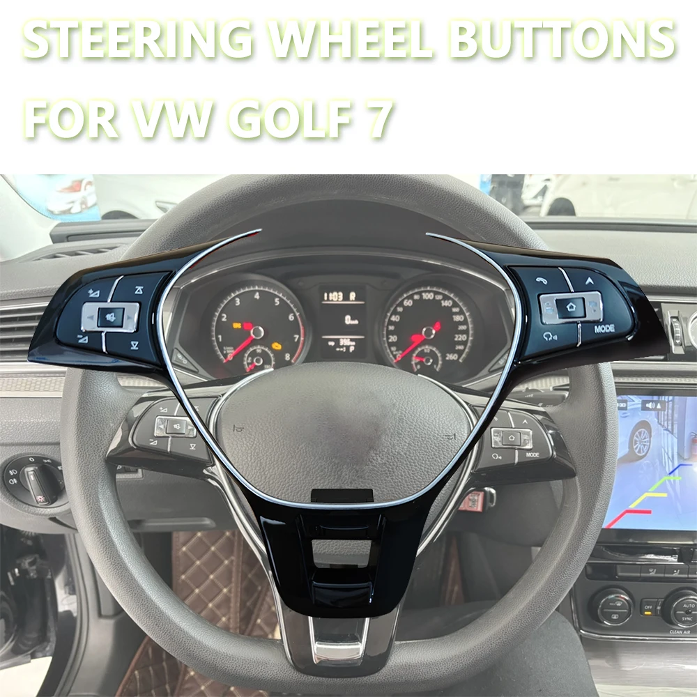 Multifunctional Steering Wheel Control Button for Volkswagen Golf 7 MK7 2013-2017 POLO Touran Passat Car Audio Voice Command