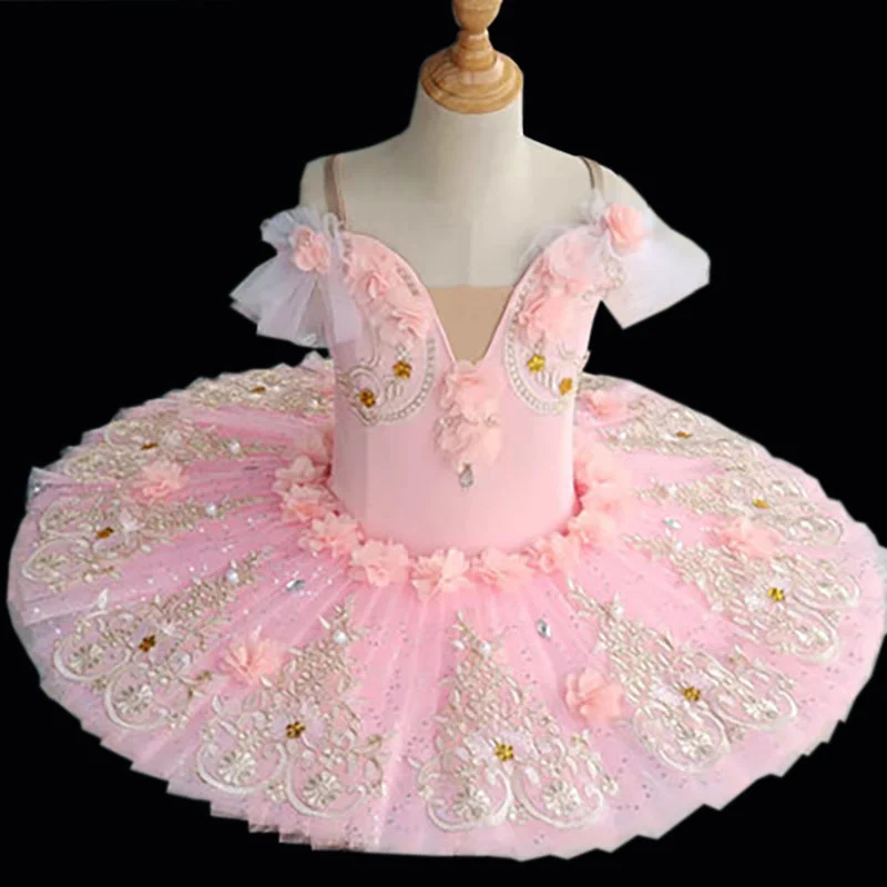 

2022 Wholesale new professional ballerina ballet tutu for girls child kids adults pancake tutu dance costumes ballet dress girls