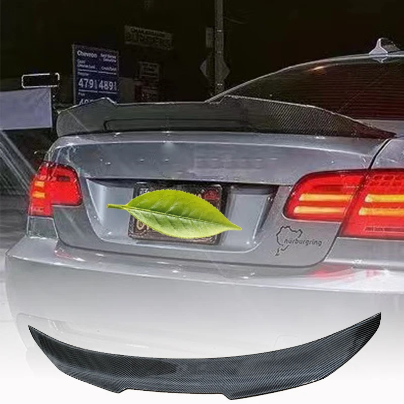 Suitable for BMW 3 Series E92 modify PSM Style Carbon fiber Rear Spoiler Trunk wing  2005-2012 FRP carbonSpoiler