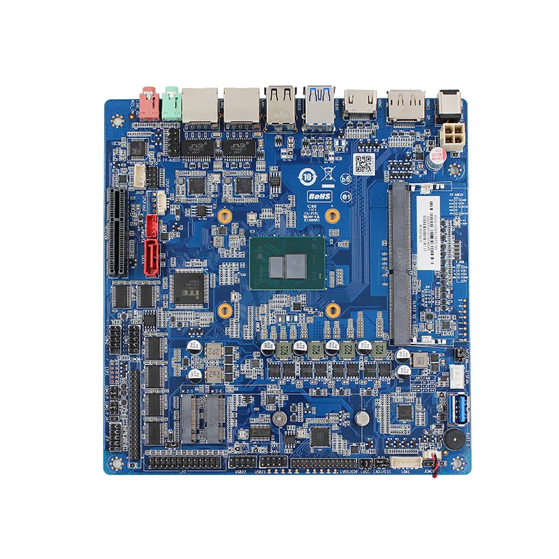 12a geração intel n100 industrial mini itx placa-mãe 4 núcleos 4 threads processador 2xrj45 2x2.5gbe i226 rede m.2 slot placa de pc