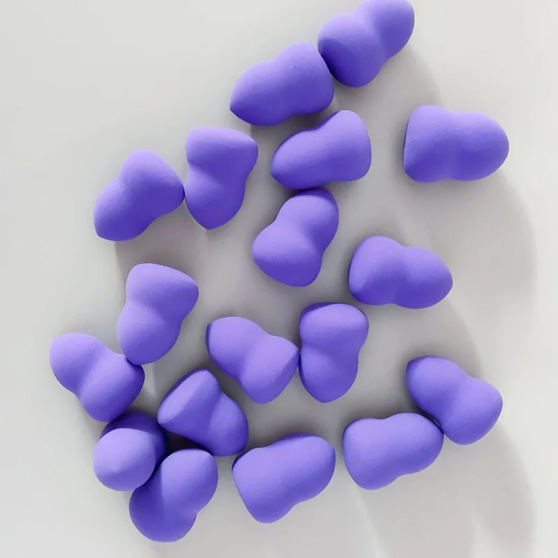 10PCS Mini Waterdrop Gourd Shape Beauty เครื่องสําอางค์ฟองน้ําไข่ Latex ฟรีแต่งหน้าฟองน้ํา Foundation Make up เครื่องปั่นพร้อมถุง PVC