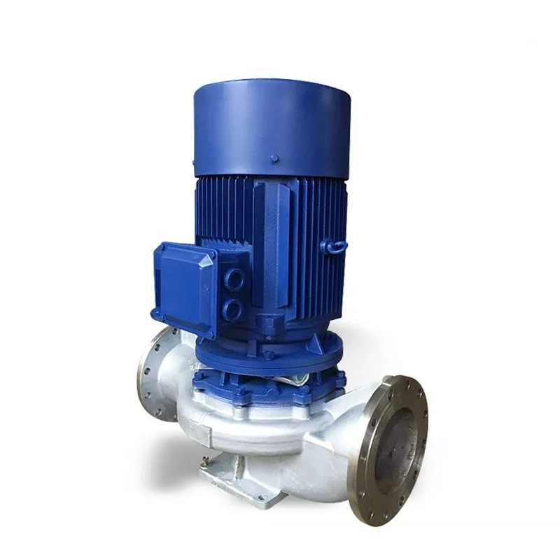 IHG 304 stainless steel vertical single-stage pipeline explosion-proof  acid and alkali resistant centrifugal pump