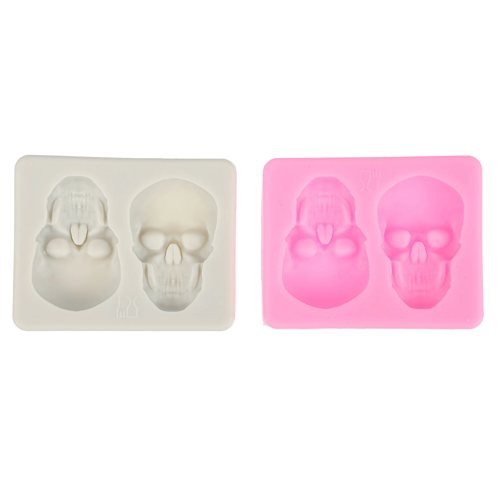 

Skull Mold Baking Cake Practical Fondant Making Professionals DIY Graduation Decoration Mould