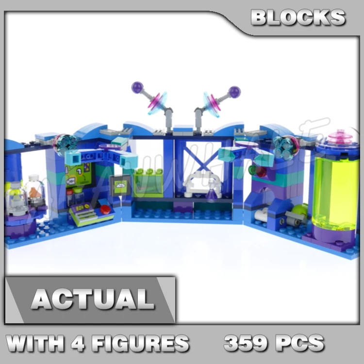 

359pcs Unikingdom Dr. Laboratory Sparkle Matter Scanner Robotic Arms 11018 Building Block toy Compatible With Model