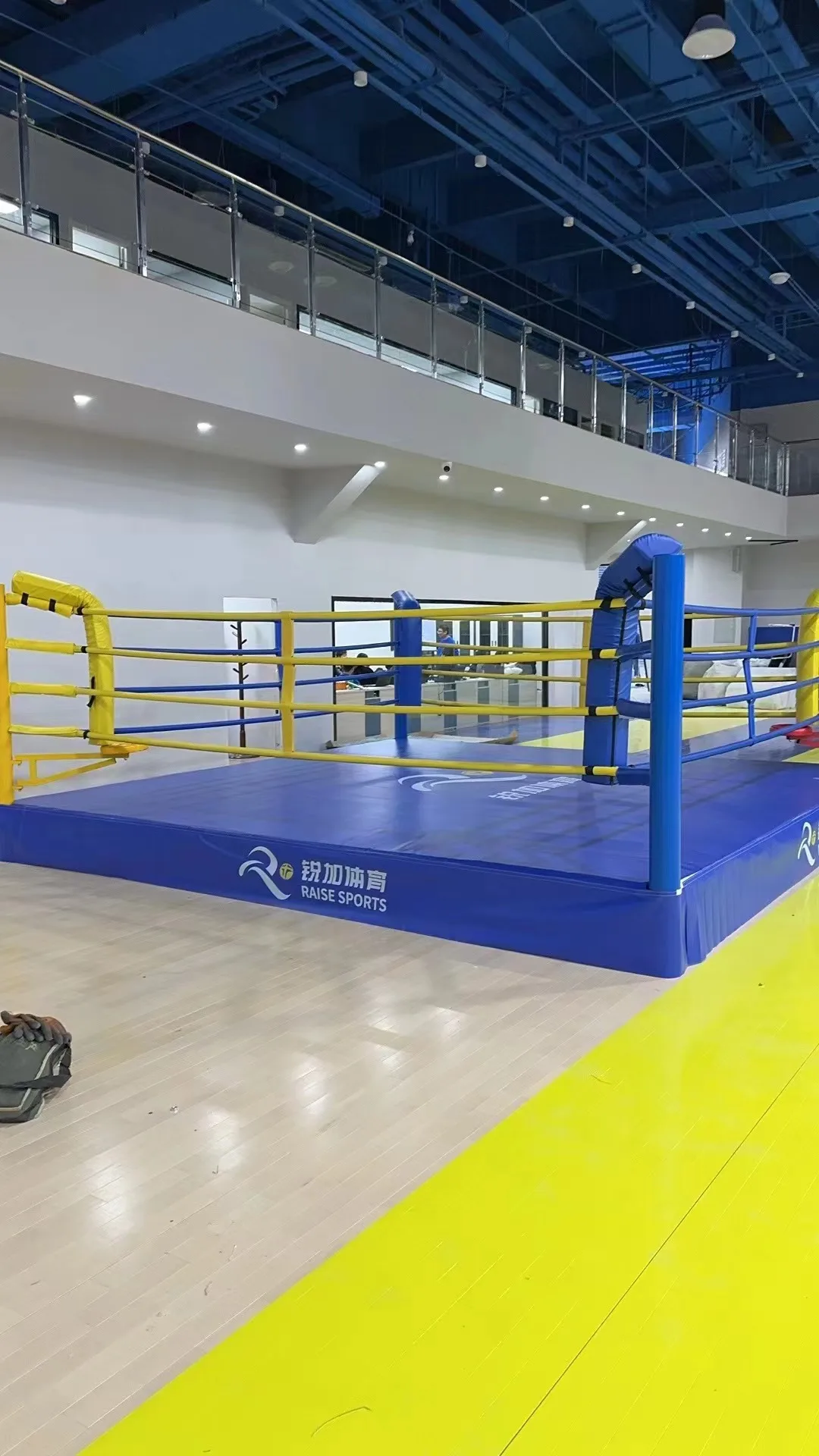 Portable MMA Cage And Boxing Ring Combo With Easy Fold Mechanism For Quick Setup