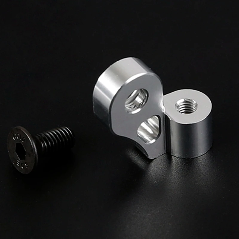 Practical Cnc Metal Clutch Fixing Block for 1/5 HPI ROVAN KM BAJA 5B 5T 5B 5SC TRUCK RC CAR Toys Parts,Silver